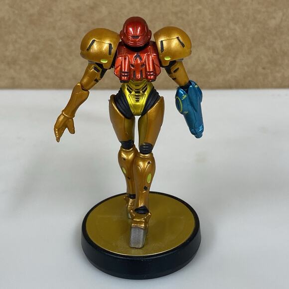 Nintendo Amiibo Samus Aran Metroid Character Figure Super Smash Bros Toy - Picture 2 of 3